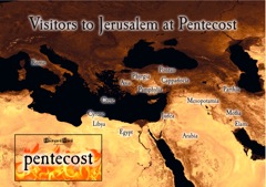 Visitors To Jerusalem at Pentecost