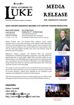 Luke - Media Release