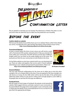 Elisha Hosting Confirmation Letter - Front