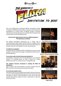 Elisha Hosting Invitation Letter - Front