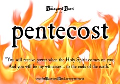 Pentecost Poster - White